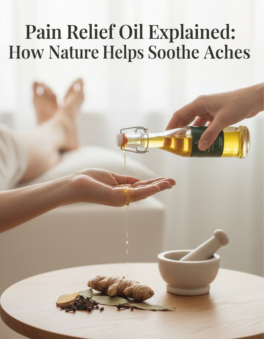 Pain Relief Oil Explained How Nature Helps Soothe Aches