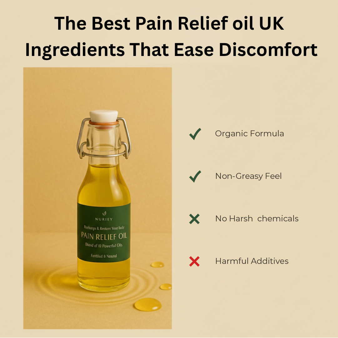 The Best Pain Relief oil UK Ingredients That Ease Discomfort