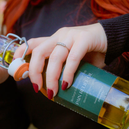 Blend of oils for rejuvenation and pain relief from arthritis, back pain, shoulder pain and other aches & pains